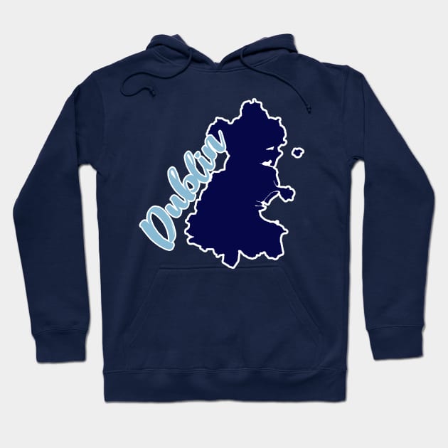 County Dublin/Baile Átha Cliath Irish Pride Hoodie by DankFutura